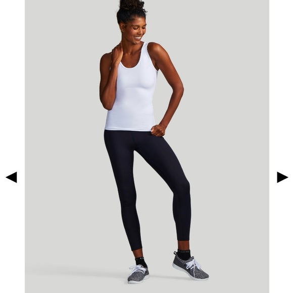 Tommie Copper Lower Back Support Tank Women White New - Picture 5 of 6